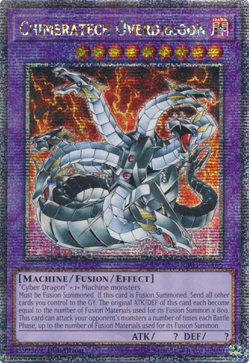 Chimeratech Overdragon (Quarter Century Secret Rare) [RA03-EN166] Quarter Century Secret Rare | Gam3 Escape