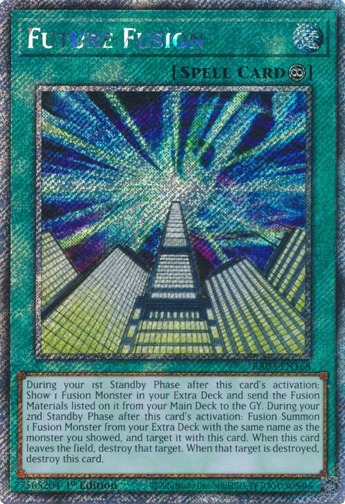 Future Fusion (Platinum Secret Rare) [RA03-EN168] Platinum Secret Rare | Gam3 Escape