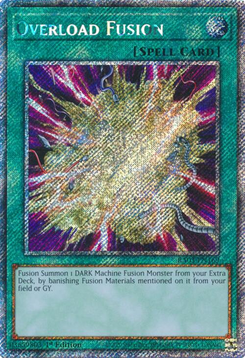 Overload Fusion (Platinum Secret Rare) [RA03-EN169] Platinum Secret Rare | Gam3 Escape