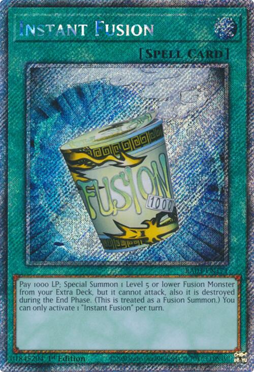 Instant Fusion (Platinum Secret Rare) [RA03-EN171] Platinum Secret Rare | Gam3 Escape