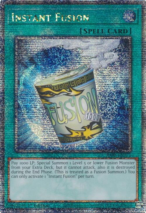 Instant Fusion (Quarter Century Secret Rare) [RA03-EN171] Quarter Century Secret Rare | Gam3 Escape