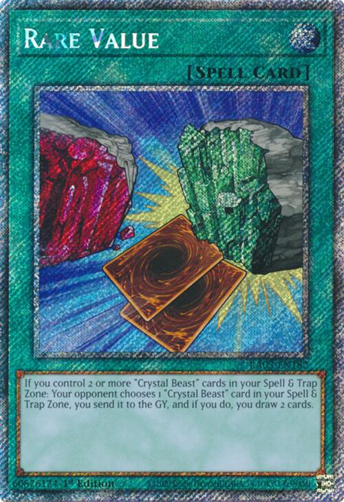 Rare Value (Platinum Secret Rare) [RA03-EN182] Platinum Secret Rare | Gam3 Escape