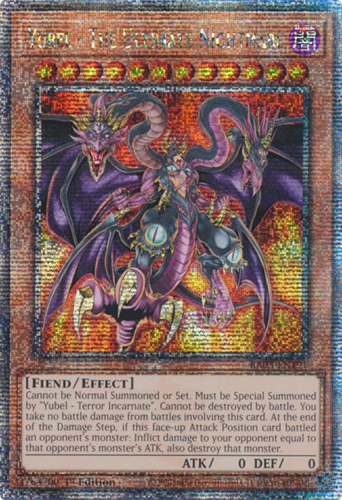 Yubel - The Ultimate Nightmare (Quarter Century Secret Rare) [RA03-EN191] Quarter Century Secret Rare | Gam3 Escape