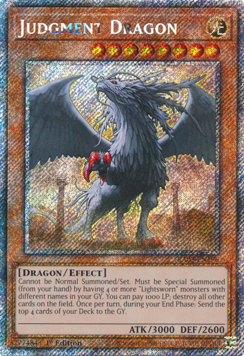 Judgment Dragon (Platinum Secret Rare) [RA03-EN196] Platinum Secret Rare | Gam3 Escape