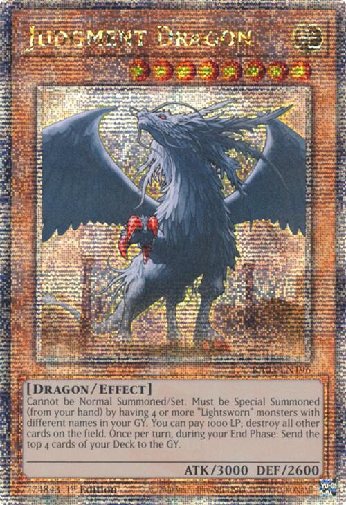 Judgment Dragon (Quarter Century Secret Rare) [RA03-EN196] Quarter Century Secret Rare | Gam3 Escape