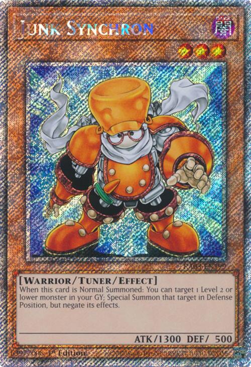 Junk Synchron (Platinum Secret Rare) [RA03-EN199] Platinum Secret Rare | Gam3 Escape