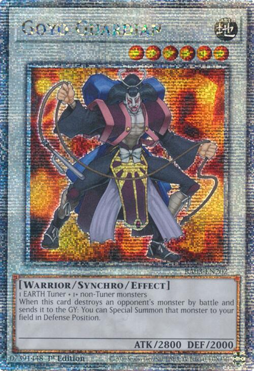 Goyo Guardian (Quarter Century Secret Rare) [RA03-EN202] Quarter Century Secret Rare | Gam3 Escape