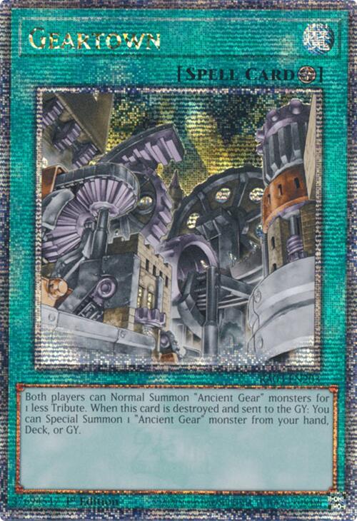 Geartown (Quarter Century Secret Rare) [RA03-EN203] Quarter Century Secret Rare | Gam3 Escape