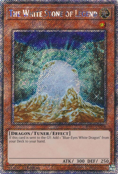 The White Stone of Legend (Platinum Secret Rare) [RA03-EN208] Platinum Secret Rare | Gam3 Escape