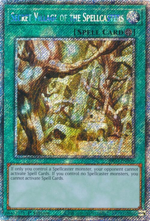 Secret Village of the Spellcasters (Platinum Secret Rare) [RA03-EN209] Platinum Secret Rare | Gam3 Escape