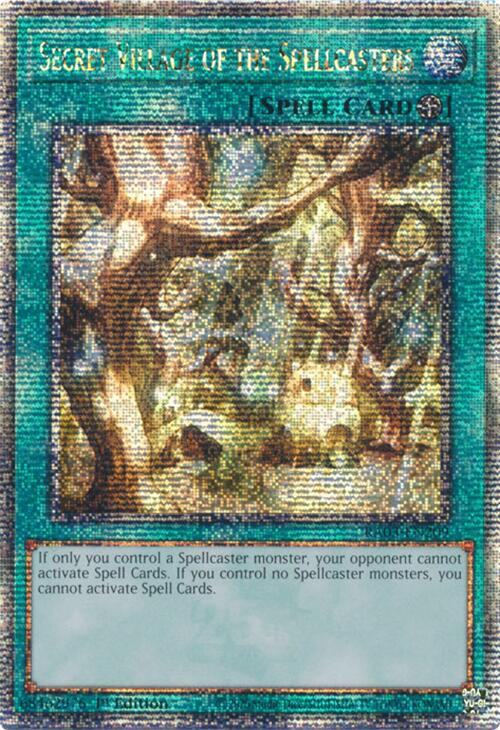 Secret Village of the Spellcasters (Quarter Century Secret Rare) [RA03-EN209] Quarter Century Secret Rare | Gam3 Escape