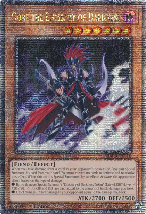 Gorz the Emissary of Darkness (Quarter Century Secret Rare) [RA03-EN210] Quarter Century Secret Rare | Gam3 Escape