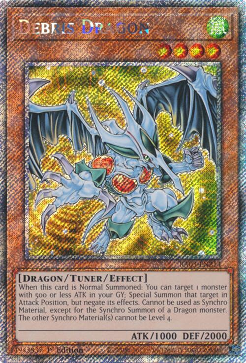 Debris Dragon (Platinum Secret Rare) [RA03-EN214] Platinum Secret Rare | Gam3 Escape