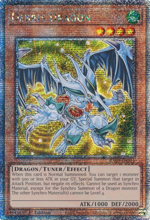 Debris Dragon (Quarter Century Secret Rare) [RA03-EN214] Quarter Century Secret Rare | Gam3 Escape