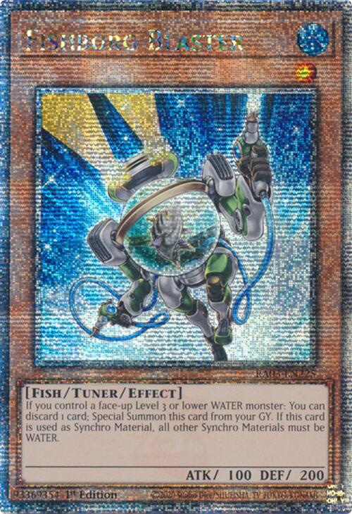 Fishborg Blaster (Quarter Century Secret Rare) [RA03-EN225] Quarter Century Secret Rare | Gam3 Escape