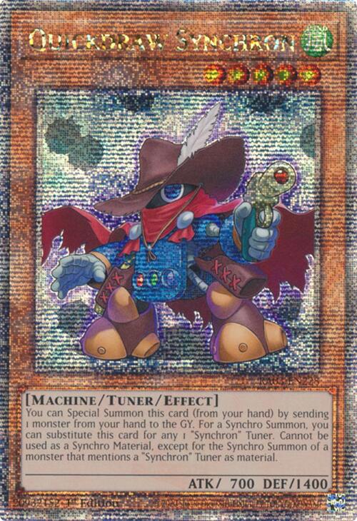 Quickdraw Synchron (Quarter Century Secret Rare) [RA03-EN228] Quarter Century Secret Rare | Gam3 Escape