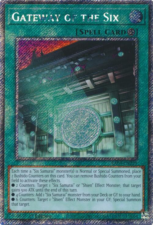 Gateway of the Six (Platinum Secret Rare) [RA03-EN229] Platinum Secret Rare | Gam3 Escape