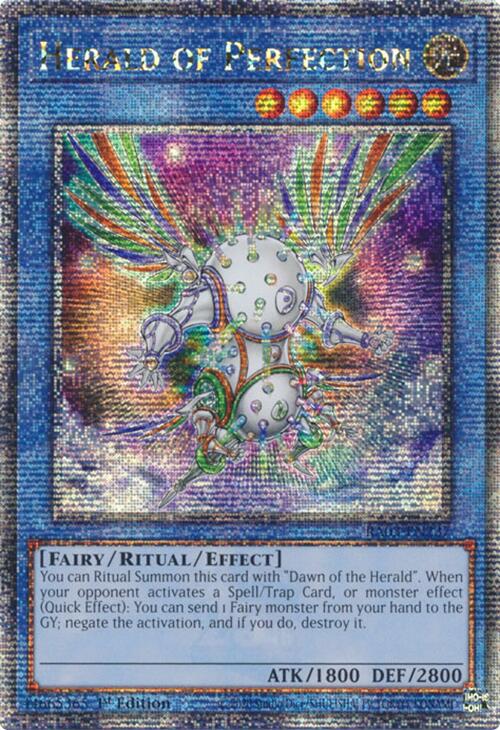 Herald of Perfection (Quarter Century Secret Rare) [RA03-EN237] Quarter Century Secret Rare | Gam3 Escape