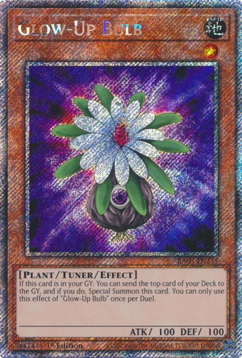 Glow-Up Bulb (Platinum Secret Rare) [RA03-EN245] Platinum Secret Rare | Gam3 Escape