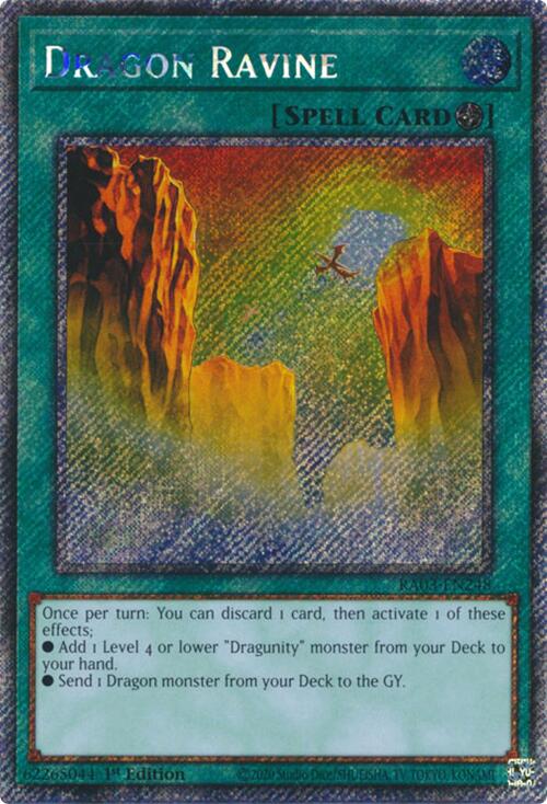 Dragon Ravine (Platinum Secret Rare) [RA03-EN248] Platinum Secret Rare | Gam3 Escape