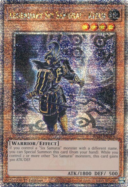 Legendary Six Samurai - Kizan (Quarter Century Secret Rare) [RA03-EN249] Quarter Century Secret Rare | Gam3 Escape