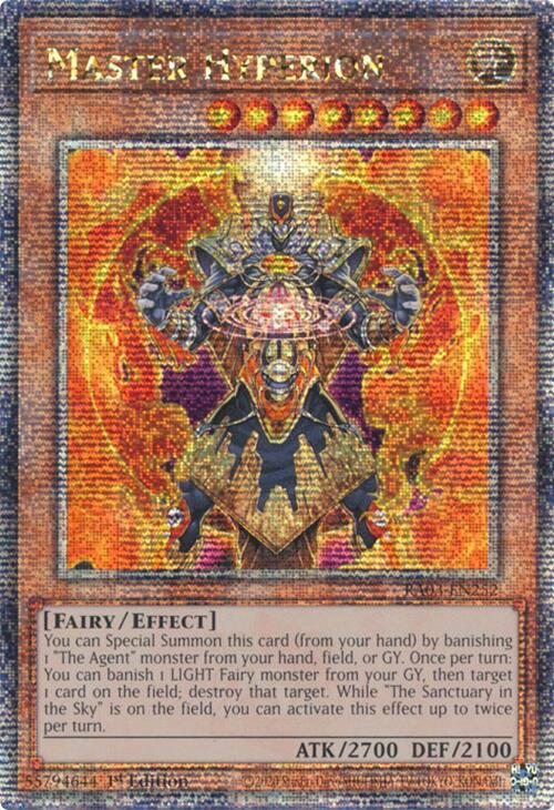 Master Hyperion (Quarter Century Secret Rare) [RA03-EN252] Quarter Century Secret Rare | Gam3 Escape