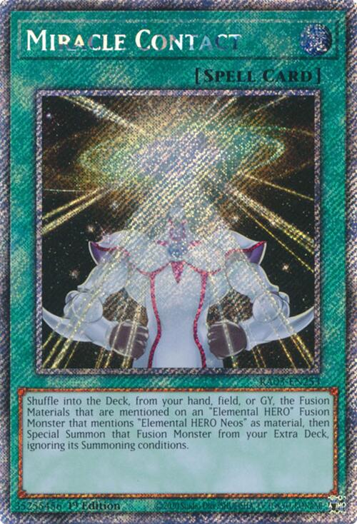 Miracle Contact (Platinum Secret Rare) [RA03-EN253] Platinum Secret Rare | Gam3 Escape