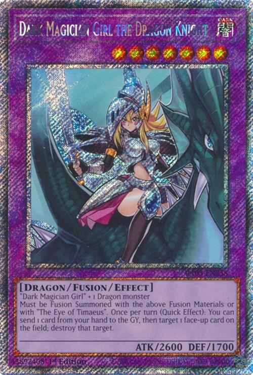 Dark Magician Girl the Dragon Knight (Platinum Secret Rare) [RA03-EN258] Platinum Secret Rare | Gam3 Escape