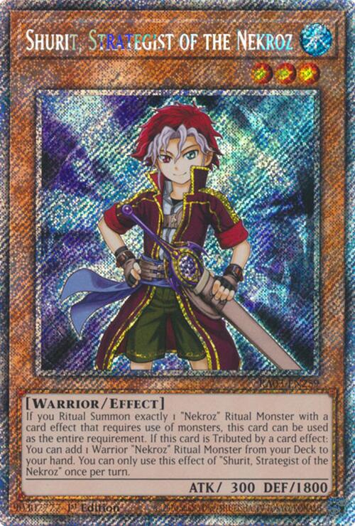 Shurit, Strategist of the Nekroz (Platinum Secret Rare) [RA03-EN259] Platinum Secret Rare | Gam3 Escape