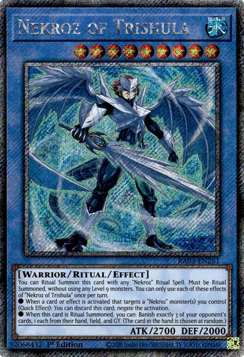 Nekroz of Trishula (Platinum Secret Rare) [RA03-EN261] Platinum Secret Rare | Gam3 Escape