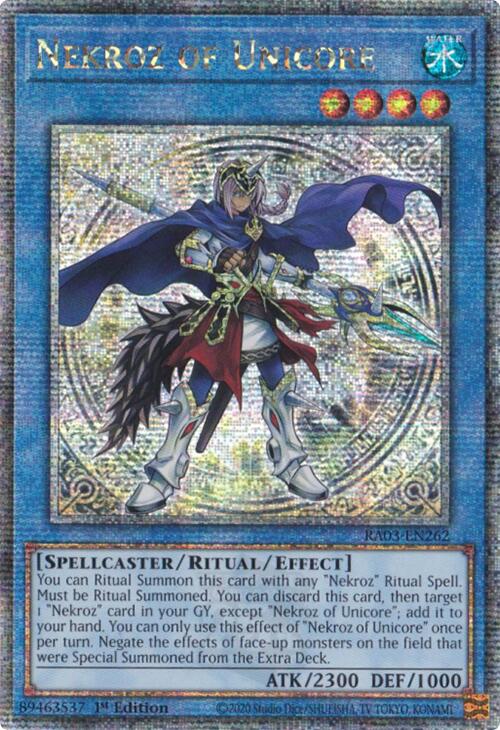 Nekroz of Unicore (Quarter Century Secret Rare) [RA03-EN262] Quarter Century Secret Rare | Gam3 Escape