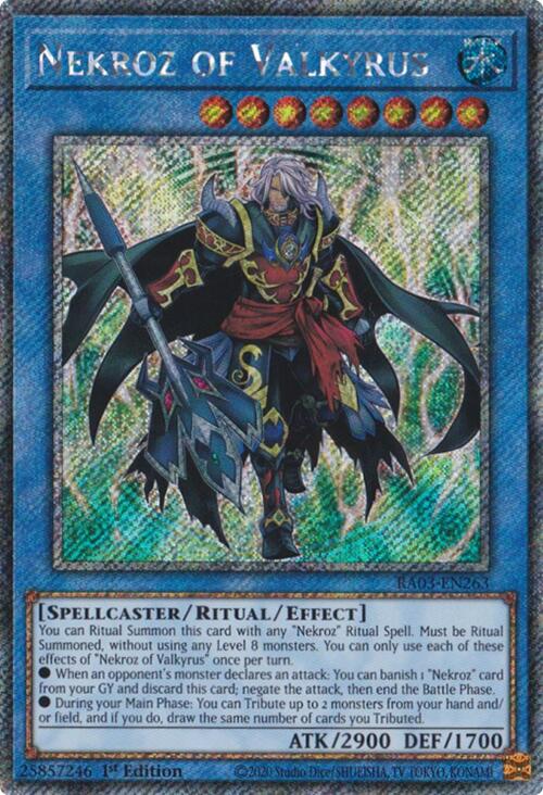 Nekroz of Valkyrus (Platinum Secret Rare) [RA03-EN263] Platinum Secret Rare | Gam3 Escape