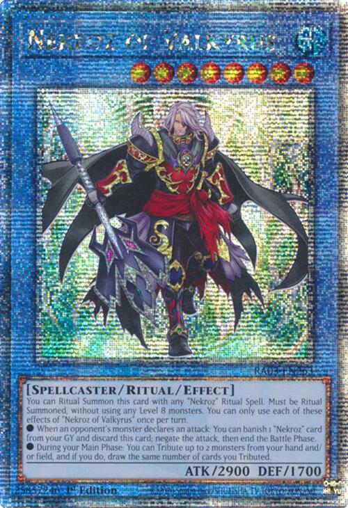 Nekroz of Valkyrus (Quarter Century Secret Rare) [RA03-EN263] Quarter Century Secret Rare | Gam3 Escape