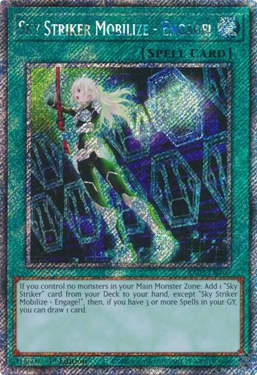 Sky Striker Mobilize - Engage! (Platinum Secret Rare) [RA03-EN269] Platinum Secret Rare | Gam3 Escape