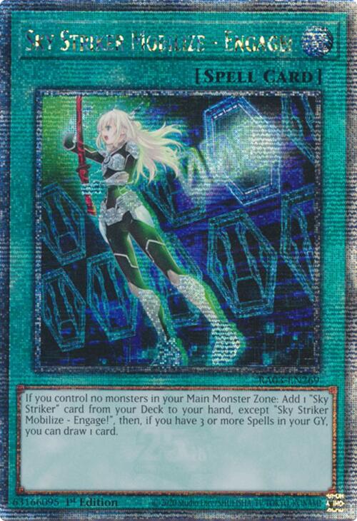 Sky Striker Mobilize - Engage! (Quarter Century Secret Rare) [RA03-EN269] Quarter Century Secret Rare | Gam3 Escape