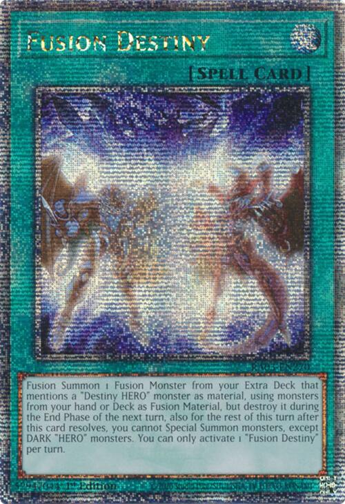 Fusion Destiny (Quarter Century Secret Rare) [RA03-EN270] Quarter Century Secret Rare | Gam3 Escape