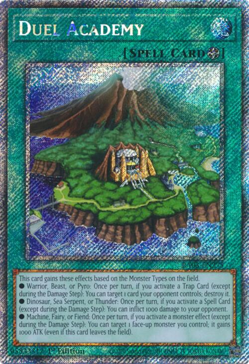 Duel Academy (card) (Platinum Secret Rare) [RA03-EN275] Platinum Secret Rare | Gam3 Escape