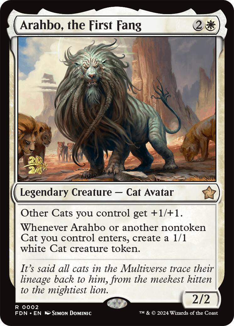 Arahbo, the First Fang [Foundations Prerelease Promos] | Gam3 Escape