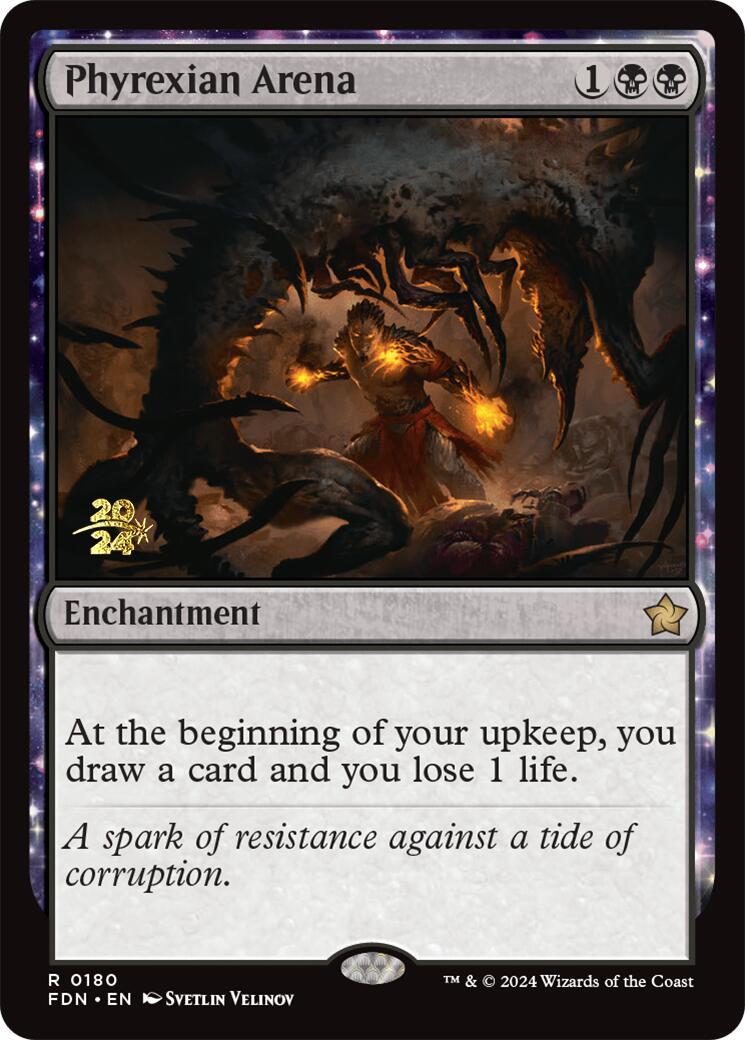 Phyrexian Arena [Foundations Prerelease Promos] | Gam3 Escape