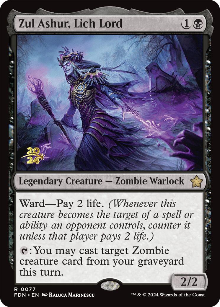 Zul Ashur, Lich Lord [Foundations Prerelease Promos] | Gam3 Escape