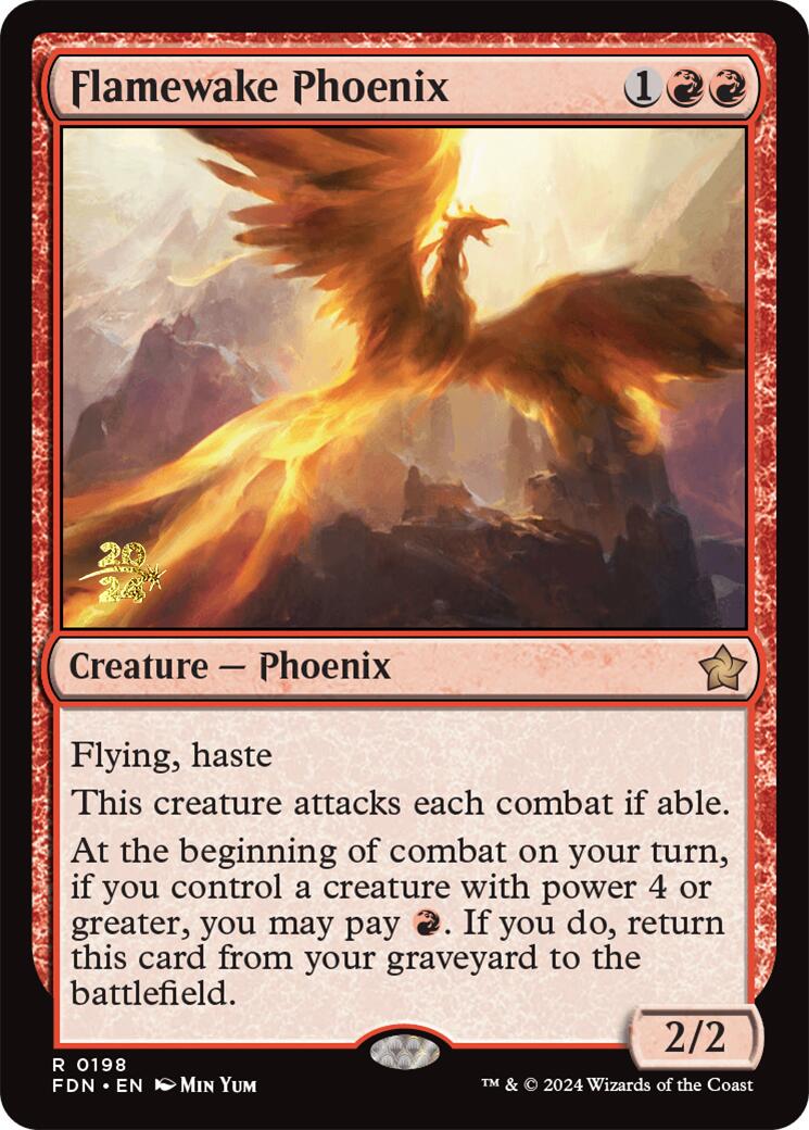 Flamewake Phoenix [Foundations Prerelease Promos] | Gam3 Escape