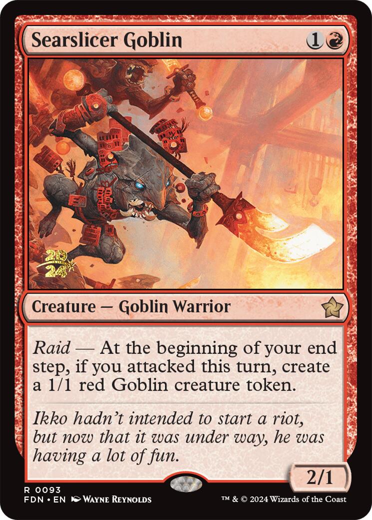 Searslicer Goblin [Foundations Prerelease Promos] | Gam3 Escape