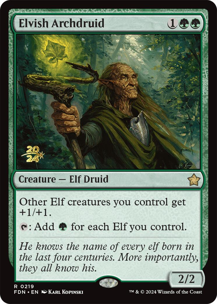 Elvish Archdruid [Foundations Prerelease Promos] | Gam3 Escape