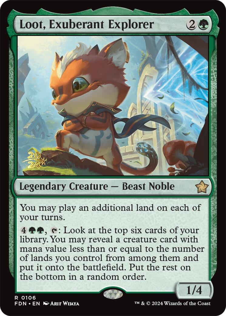 Loot, Exuberant Explorer [Foundations Prerelease Promos] | Gam3 Escape