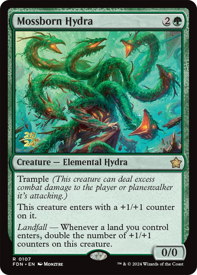 Mossborn Hydra [Foundations Prerelease Promos] | Gam3 Escape