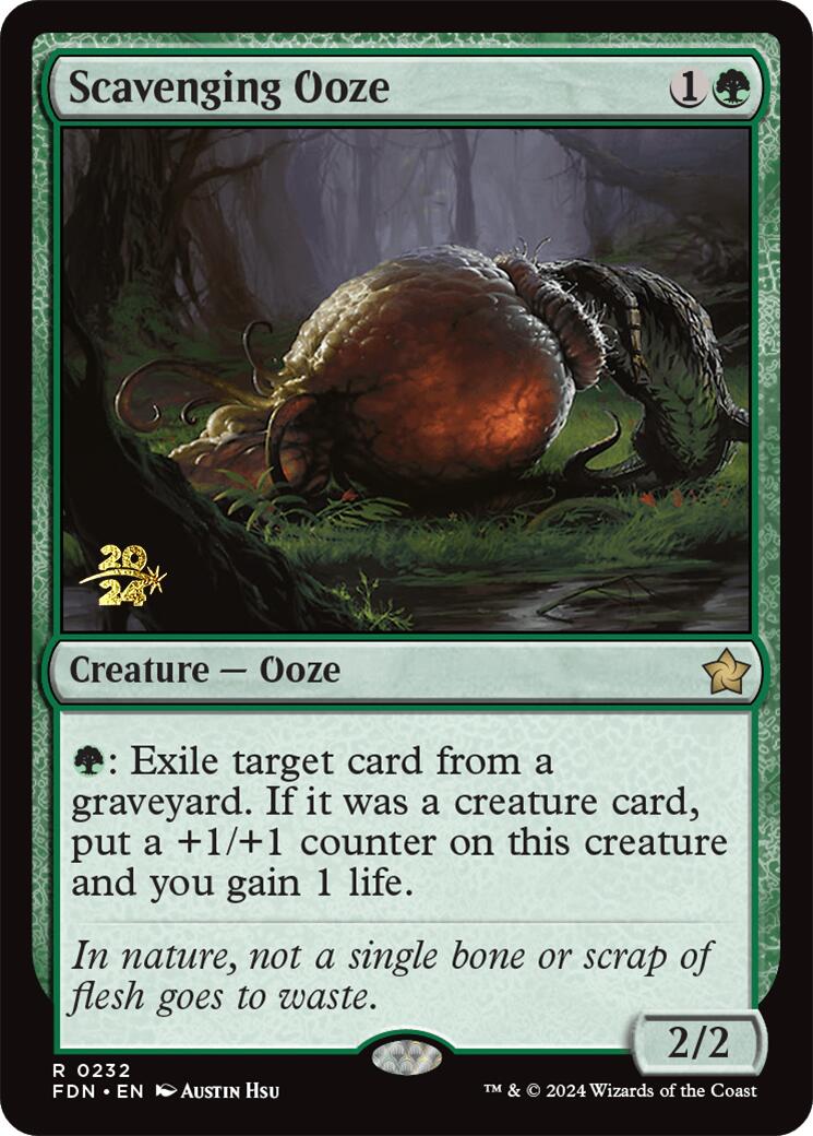 Scavenging Ooze [Foundations Prerelease Promos] | Gam3 Escape