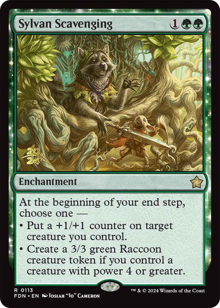 Sylvan Scavenging [Foundations Prerelease Promos] | Gam3 Escape