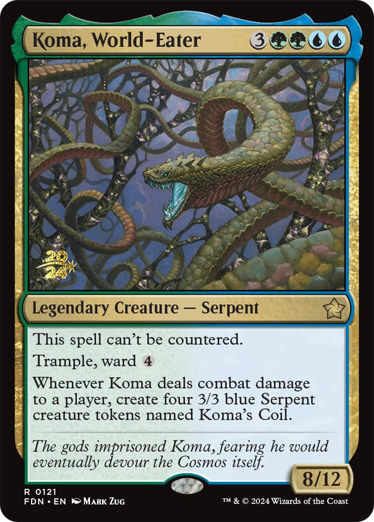 Koma, World-Eater [Foundations Prerelease Promos] | Gam3 Escape