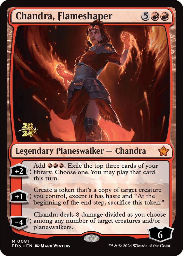 Chandra, Flameshaper [Foundations Prerelease Promos] | Gam3 Escape