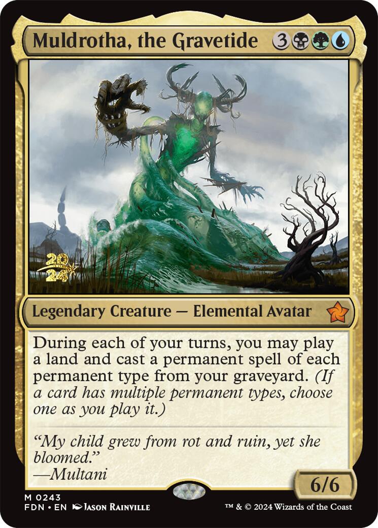 Muldrotha, the Gravetide [Foundations Prerelease Promos] | Gam3 Escape